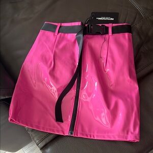 PrettyLittleThing Pink Mini Pencil Skirt Night Out